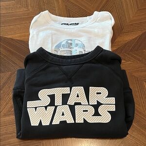 Star Wars Kids Black and White Sweatshirt Set